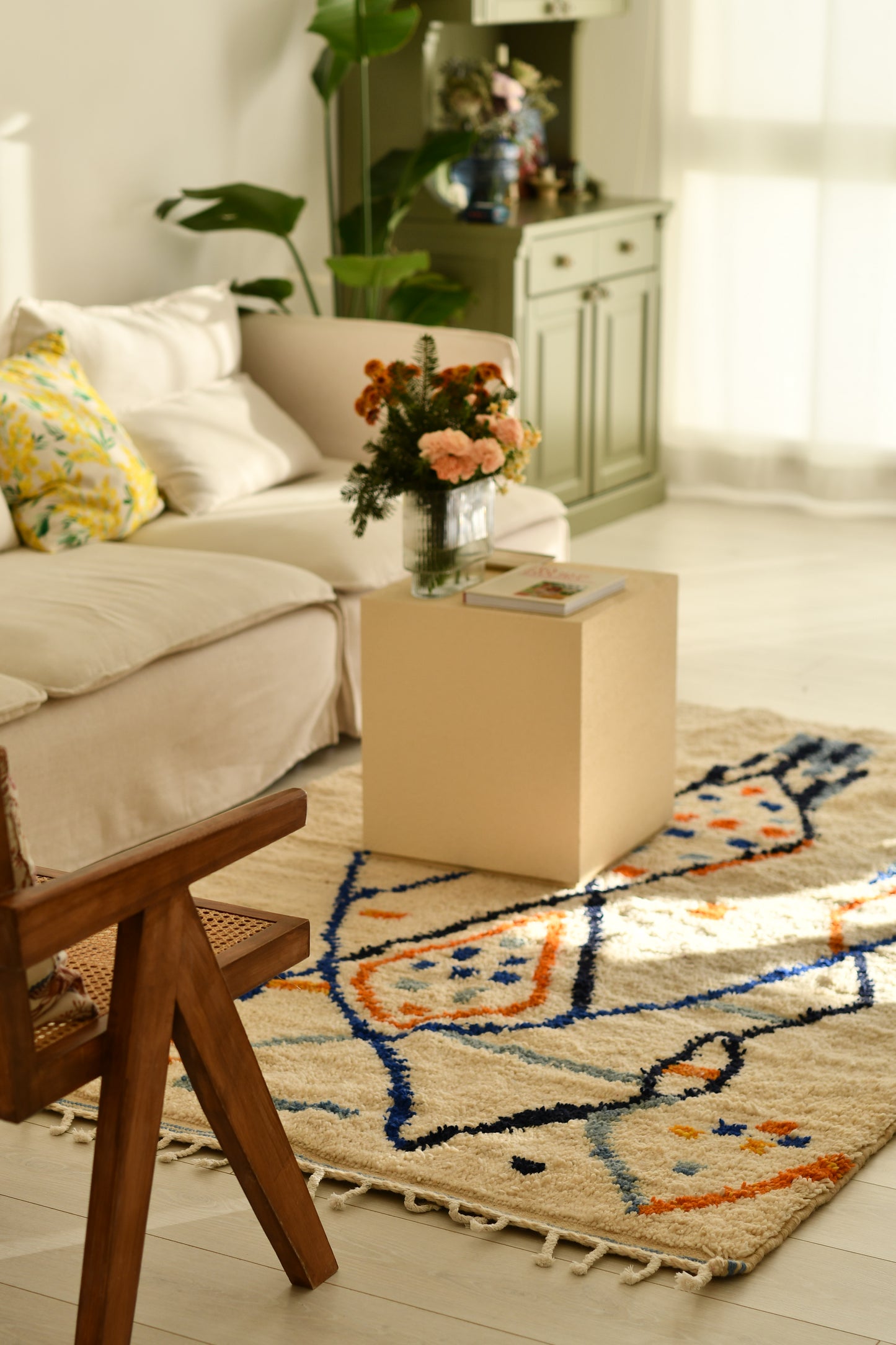 Carpetde Yüksek Doku Tomsrot Doğal Yün Halı