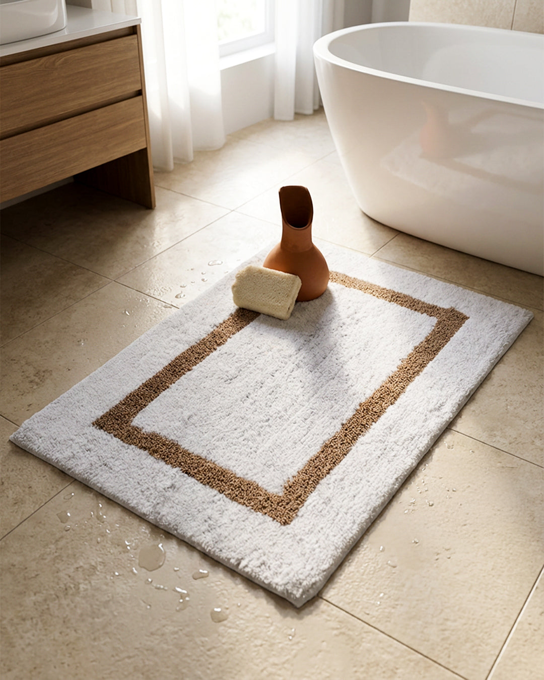 Su Emici Dekoratif Banyo Paspası No:16