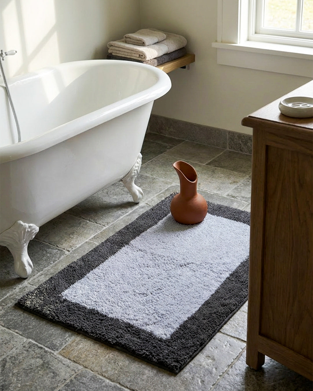 Su Emici Dekoratif Banyo Paspası No:12