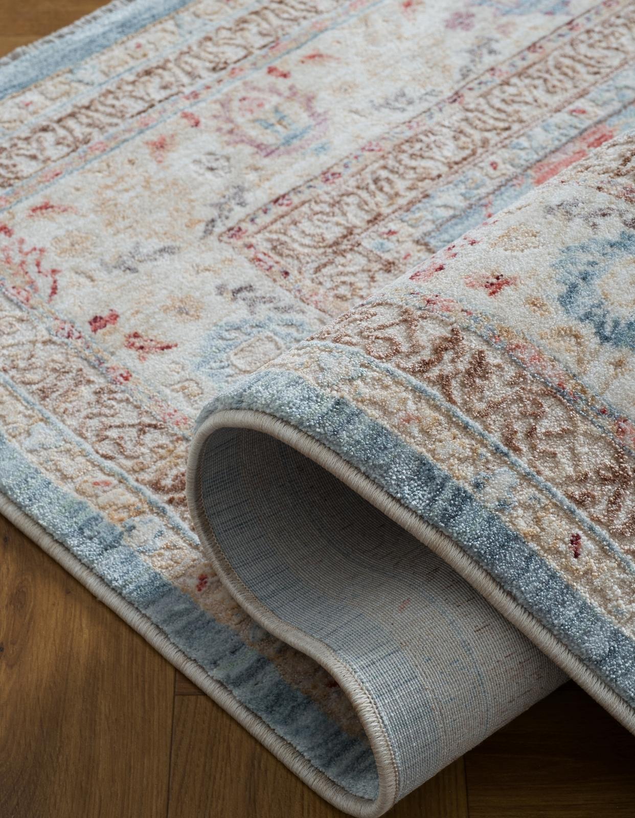 Revolte Mavi Vintage Halı