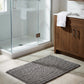 Su Emici Dekoratif Gri Banyo Paspası 60x100 No:14