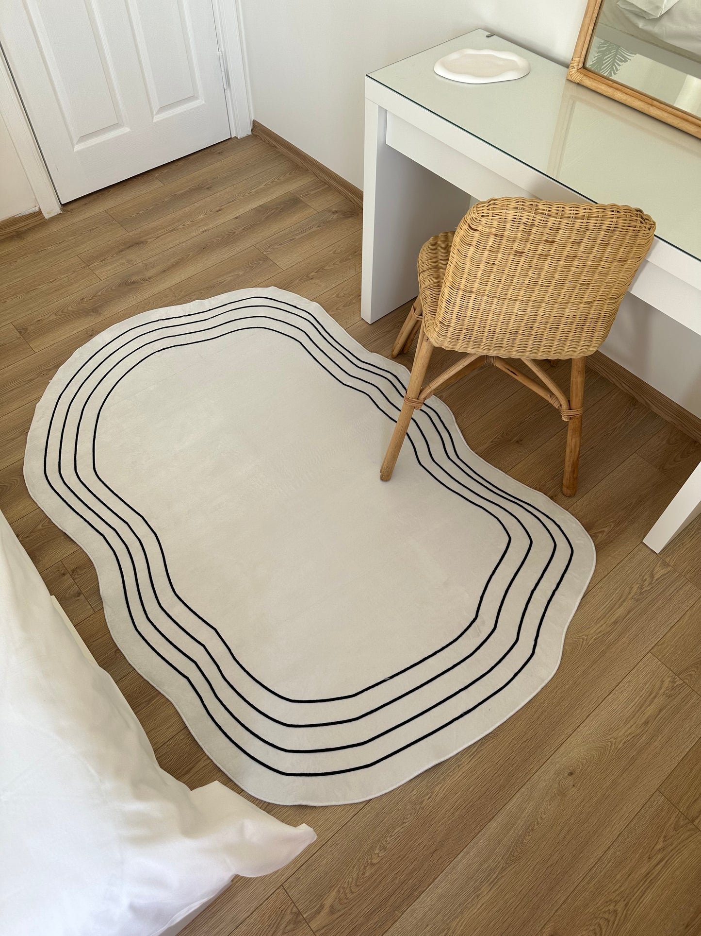 Carpetde Makinede yıkanabilir Louper Serisi Geometrik Desen Dekoratif Halı